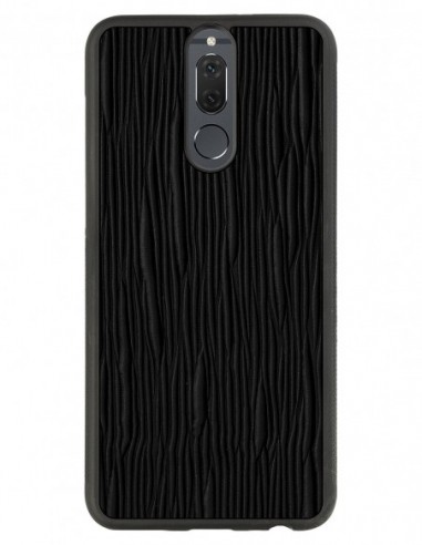 Etui premium skórzane, case na smartfon Huawei Mate 10 Lite. Skóra lizard czarna.