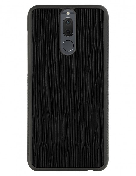 Etui premium skórzane, case na smartfon Huawei Mate 10 Lite. Skóra lizard czarna.
